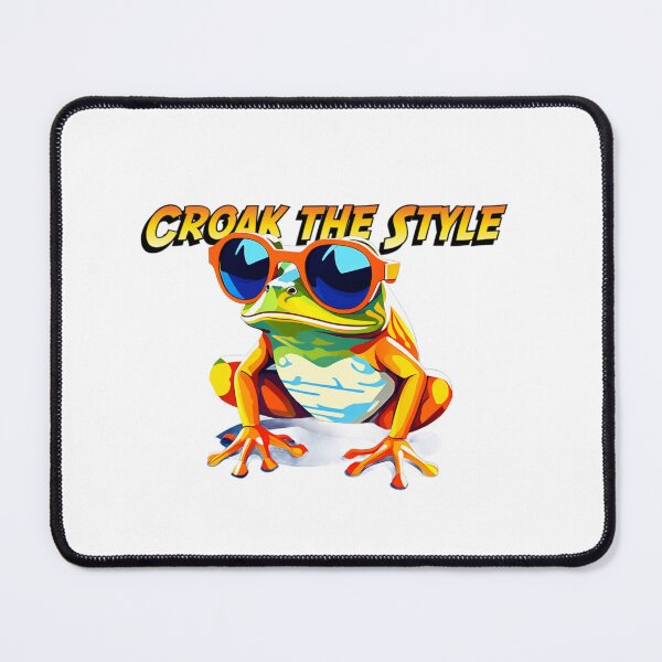 Item preview, Chill Frog with Shades - Hip and Stylish Amphibian Illustration designed and sold by ironpalette.