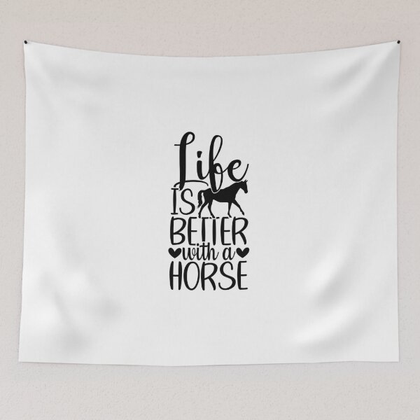 Item preview, LIFE IS BETTER WITH A HORSE designed and sold by AnimalsDH305.