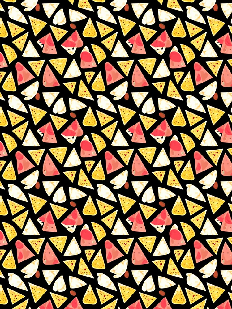 Thumbnail 4 of 4, iPhone Case, Pizza Pattern designed and sold by DestoPattern.