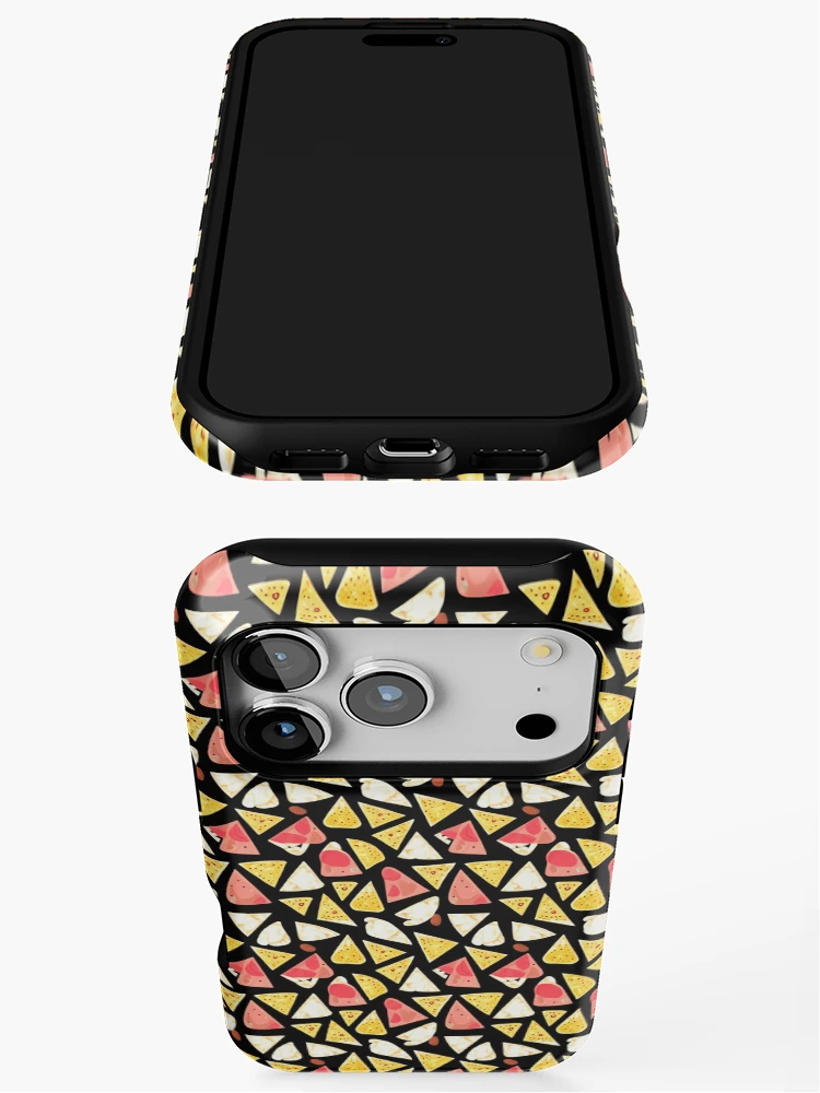 Thumbnail 3 of 4, iPhone Case, Pizza Pattern designed and sold by DestoPattern.