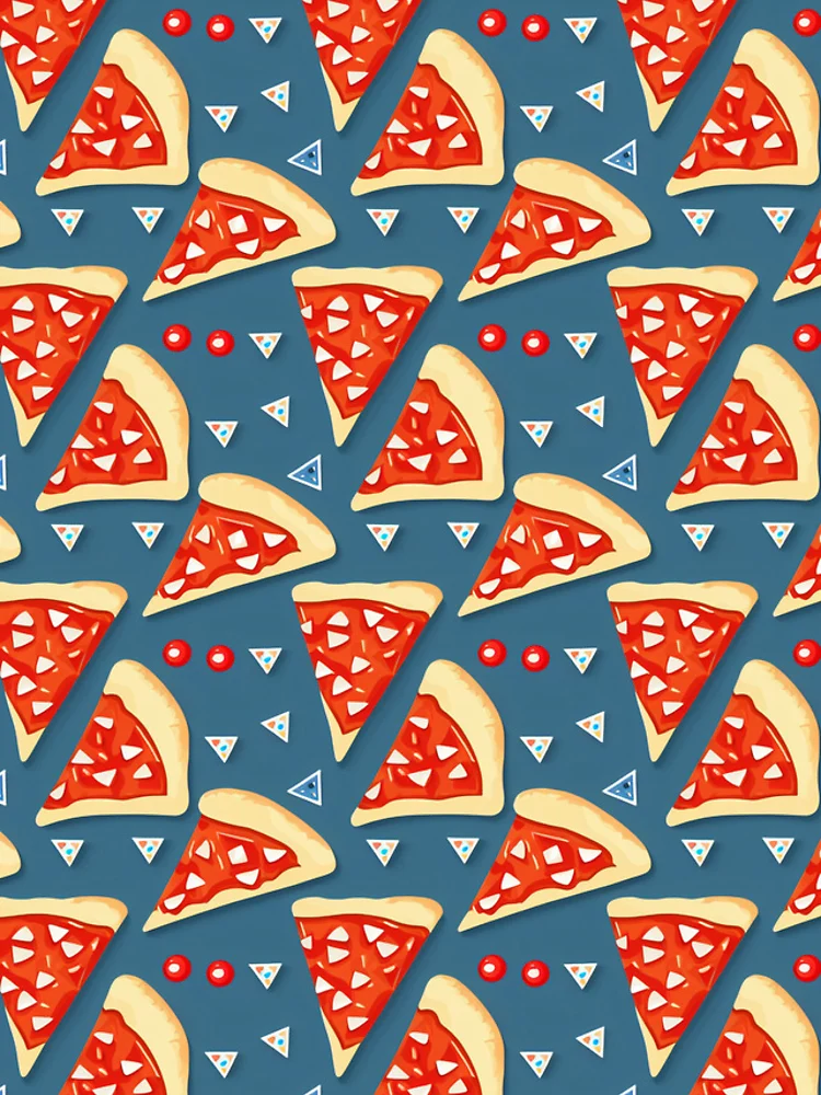 Thumbnail 4 of 4, iPhone Case, Pizza Pattern  designed and sold by DestoPattern.