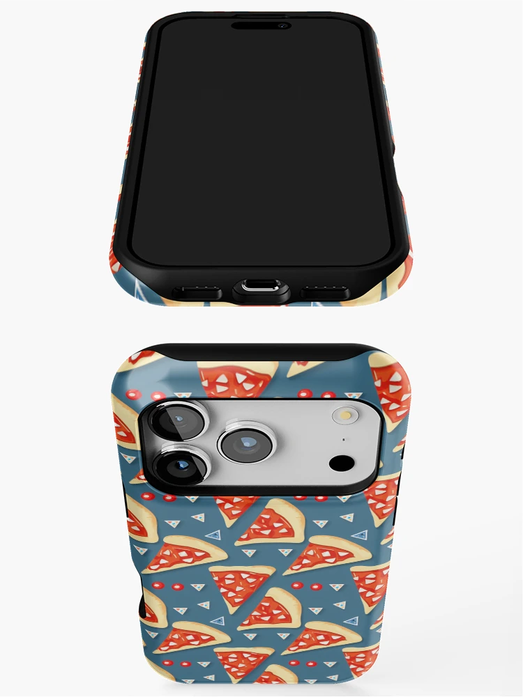 Thumbnail 3 of 4, iPhone Case, Pizza Pattern  designed and sold by DestoPattern.