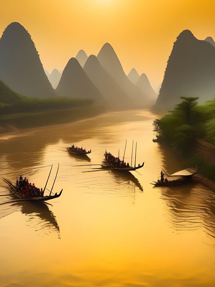 Thumbnail 4 of 4, iPhone Case, YELLOW RIVER CHINA designed and sold by PIGCASSOSAIART.