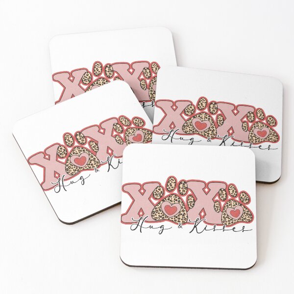 Item preview, Leopard Print XOXO Hearts Love  designed and sold by FabledCanvas.