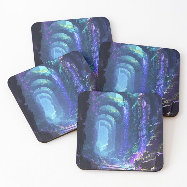 Item preview, Enchanted Neon Caverns designed and sold by oanaunciuleanu.