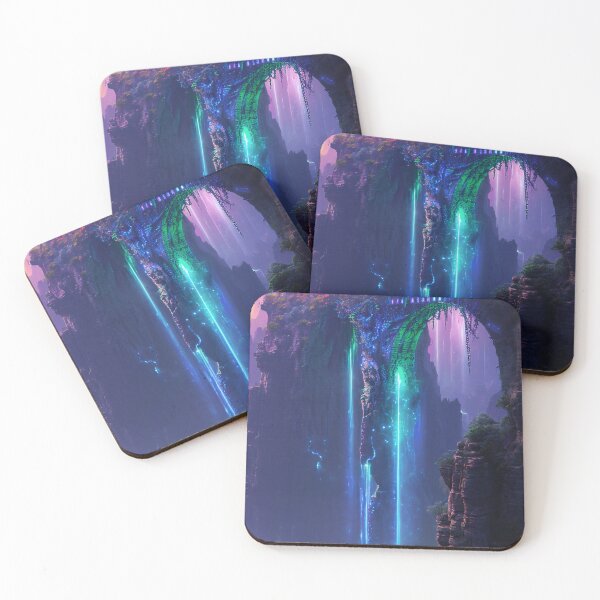 Item preview, Enchanted Neon Caverns designed and sold by oanaunciuleanu.