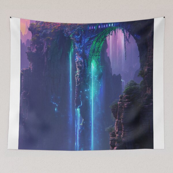 Item preview, Enchanted Neon Caverns designed and sold by oanaunciuleanu.