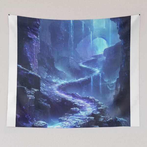 Item preview, Enchanted Neon Caverns designed and sold by oanaunciuleanu.