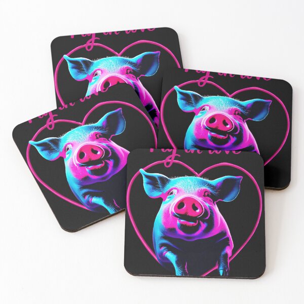 Item preview, Pig in love designed and sold by SpacePigsZone.