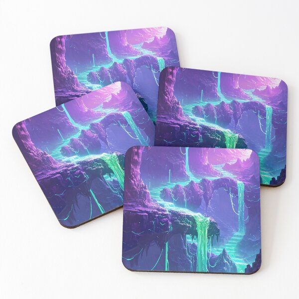Item preview, Enchanted Neon Caverns designed and sold by oanaunciuleanu.