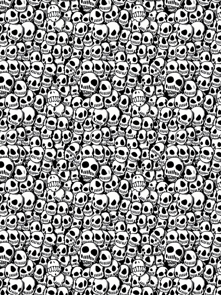 Thumbnail 4 of 4, iPhone Case, Skull Pattern designed and sold by DestoPattern.