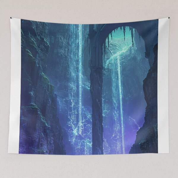 Item preview, Enchanted Neon Caverns designed and sold by oanaunciuleanu.