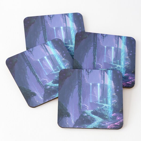 Item preview, Enchanted Neon Caverns designed and sold by oanaunciuleanu.