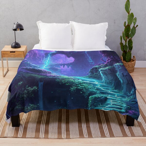 Item preview, Enchanted Neon Caverns designed and sold by oanaunciuleanu.