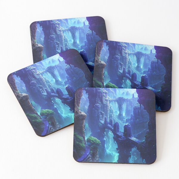 Item preview, Enchanted Neon Caverns designed and sold by oanaunciuleanu.