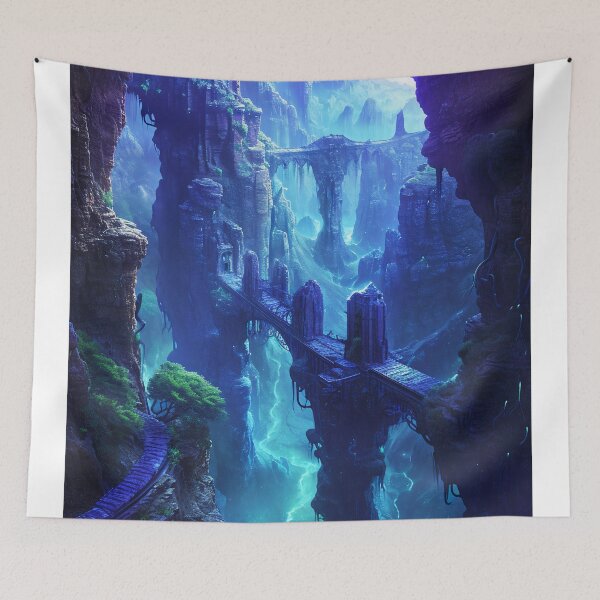 Item preview, Enchanted Neon Caverns designed and sold by oanaunciuleanu.