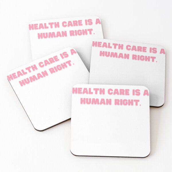 Item preview, Health care is a human right ( light pink, bold font) designed and sold by smellbellart3.
