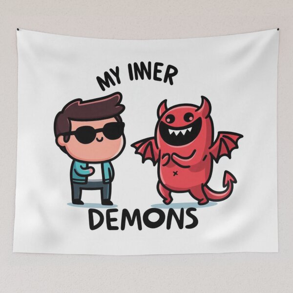 Item preview, My inner demons - cool demon designed and sold by revsdesign.
