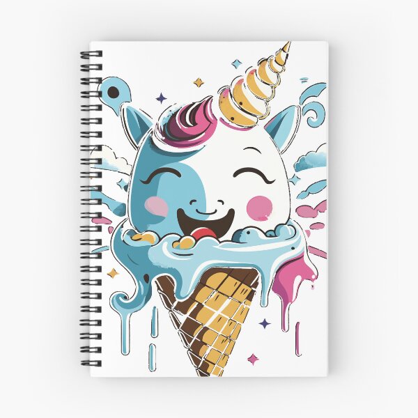 Item preview, Unicorn as ice cream in summer designed and sold by webinatic.