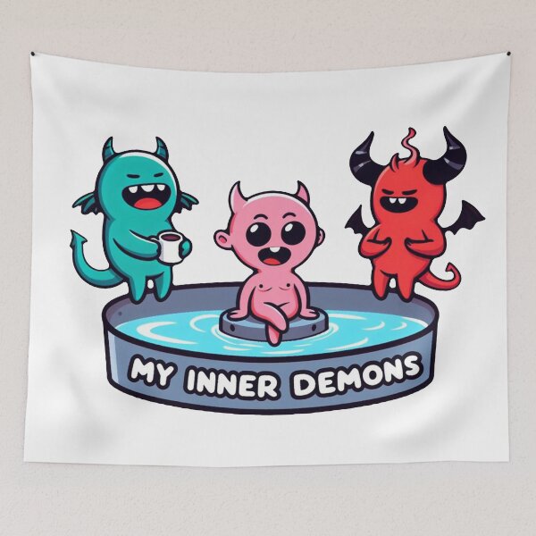 Item preview, My inner demons having fun  designed and sold by revsdesign.