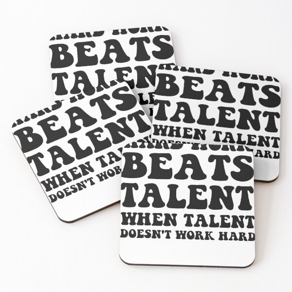 Item preview, Hard Work Beats Talent When Talent Doesn't Work designed and sold by SakuraPxl.