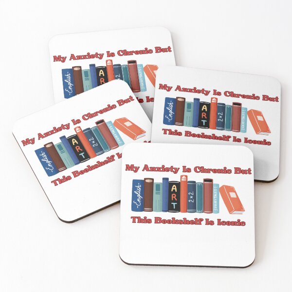 Item preview, My Anxiety Is Chronic But This Bookshelf Is Iconic Sticker, Bookish Merch And Accessories, Gift, Kindle Sticker, Booktok  designed and sold by Fresh Clothes.