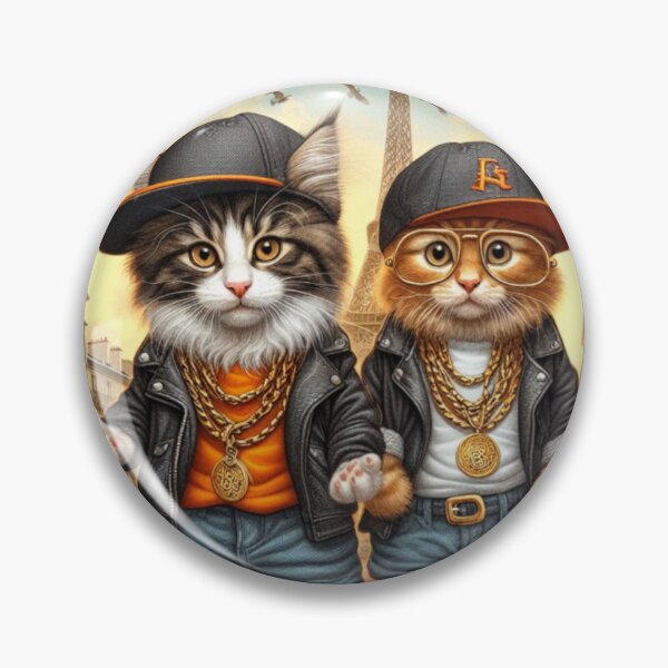 Item preview,  #HipHopKitty, #RapCat, designed and sold by KICIART.