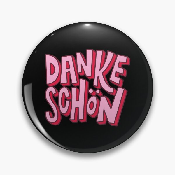 Item preview, Danke schon logo in pink lettering designed and sold by Palteeshop.