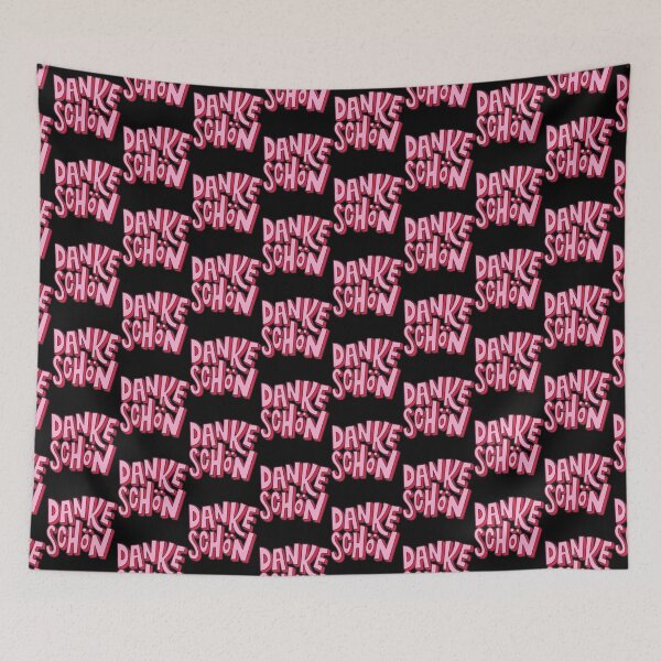 Item preview, Danke schon logo in pink lettering designed and sold by Palteeshop.