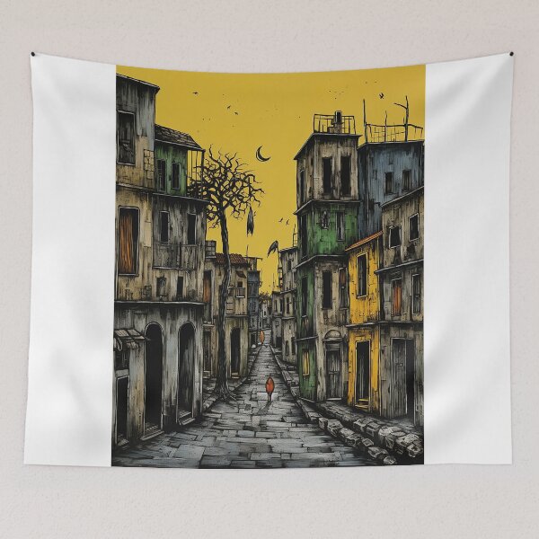 Item preview, Beirut travel vintage colorful anime graphics designed and sold by wonderfulpark.