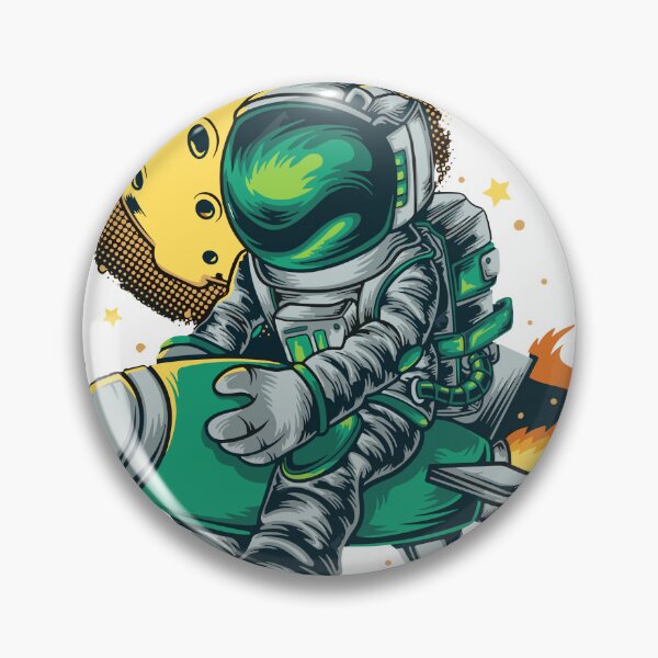Item preview, Astronaut Leaving Cheese Planet designed and sold by The  Qash.