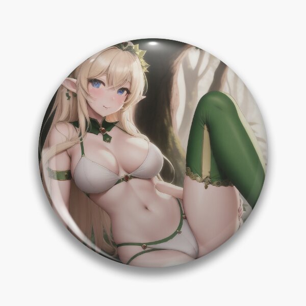 Item preview, Elf Waifu  #2 designed and sold by ForbiddenLines.