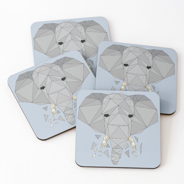 Item preview, Geometric Elephant designed and sold by Aweberry.