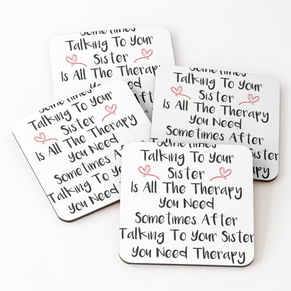 Item preview, Sometimes Talking To Your Sister Is All The Therapy designed and sold by SakuraPxl.