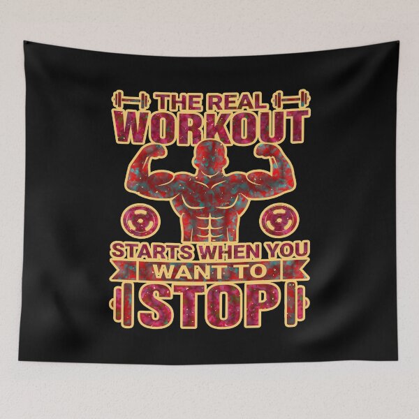 Item preview, the real workout starts when you want to stop #1 designed and sold by creativerooney.