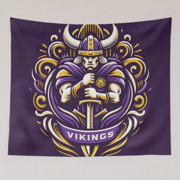 Item preview, Vikings Football designed and sold by Brennan Artistry.