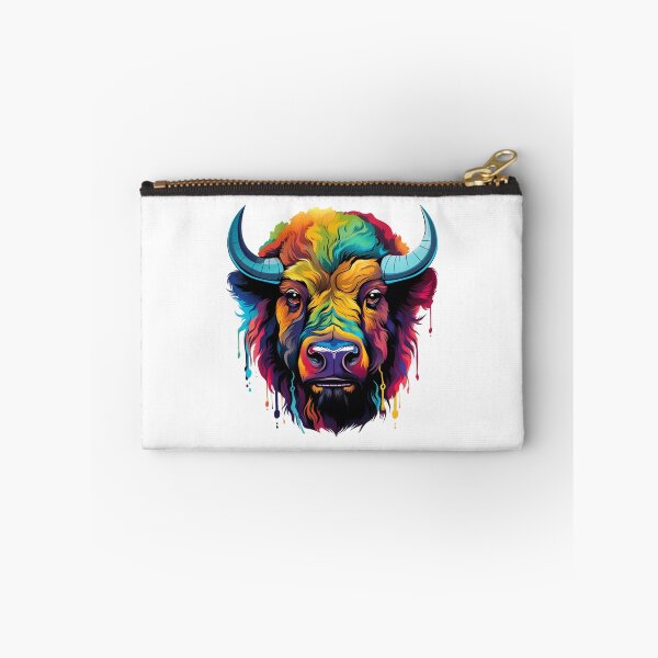Item preview, Colorful Bison designed and sold by StickerStyleHub.