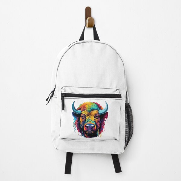 Item preview, Colorful Bison designed and sold by StickerStyleHub.