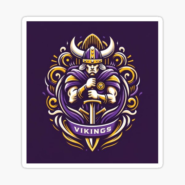 Item preview, Vikings Football designed and sold by Brennan Artistry.