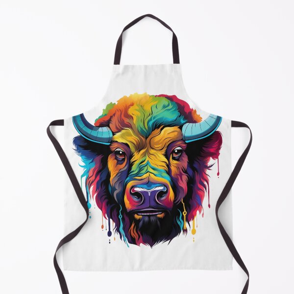 Item preview, Colorful Bison designed and sold by StickerStyleHub.
