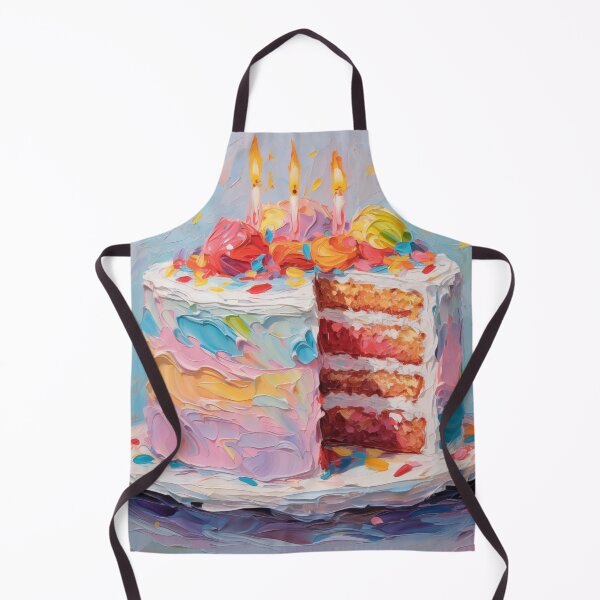 Item preview, Impasto Collection - Birthday Cake Painting designed and sold by PrincessaCharms.