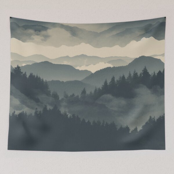 Item preview, Misty Mountain Tops designed and sold by Hashola Designs.
