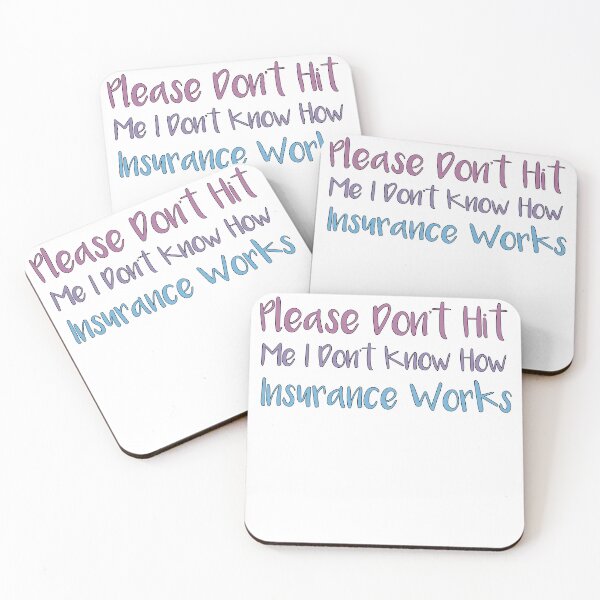 Item preview, Please Don't Hit Me I Don't Know How Car Insurance Works Funny Bumper designed and sold by SakuraPxl.