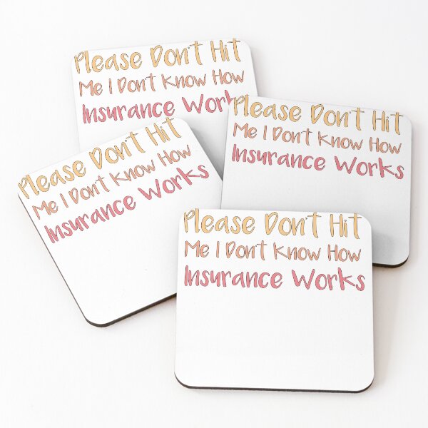 Item preview, Please Don't Hit Me I Don't Know How Car Insurance Works Funny Bumper designed and sold by SakuraPxl.