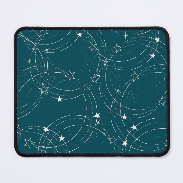 Item preview,  Ring Circles Pattern, Dark Teal Blue Shade designed and sold by Art Shimmers.