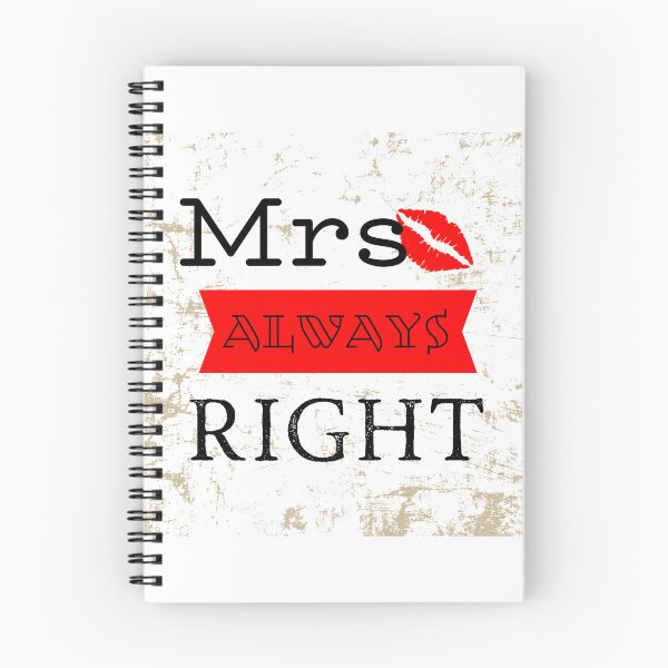 Item preview, Mrs. Always Right Collection: Empowering Statement Apparel & Gadgets designed and sold by mooonstyle.