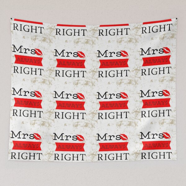 Item preview, Mrs. Always Right Collection: Empowering Statement Apparel & Gadgets designed and sold by mooonstyle.