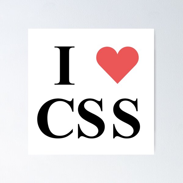 Artikel-Vorschau von Ich liebe CSS, designt und verkauft von dand1892.