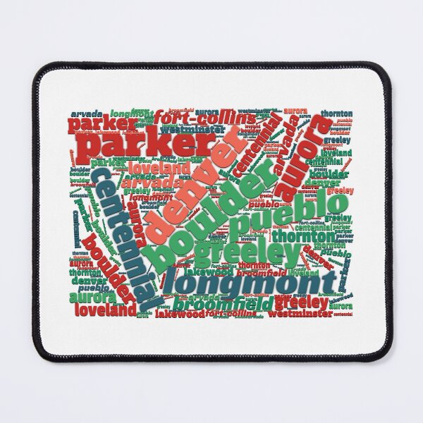 Item preview, Colorado Cities designed and sold by Yzakreativ.