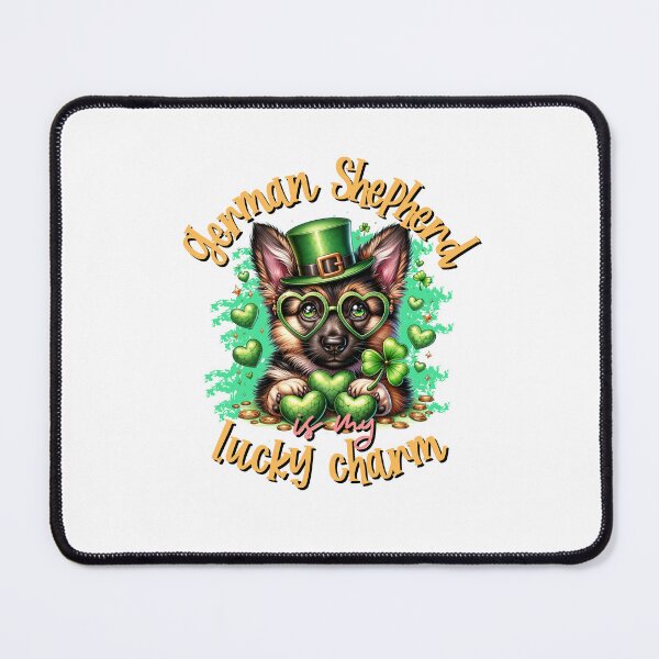Item preview, Charming Pup: German Shepherd St. Paddy's Delight designed and sold by DigitalSociety-.